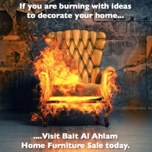 Bait Al Ahlam home-furniture sale social-media creative