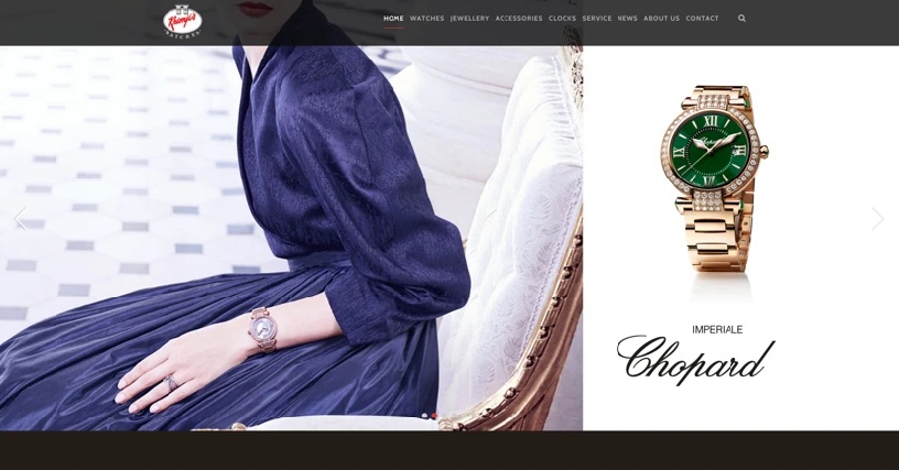 Khimji's Watches website, Chopard Imperiale page