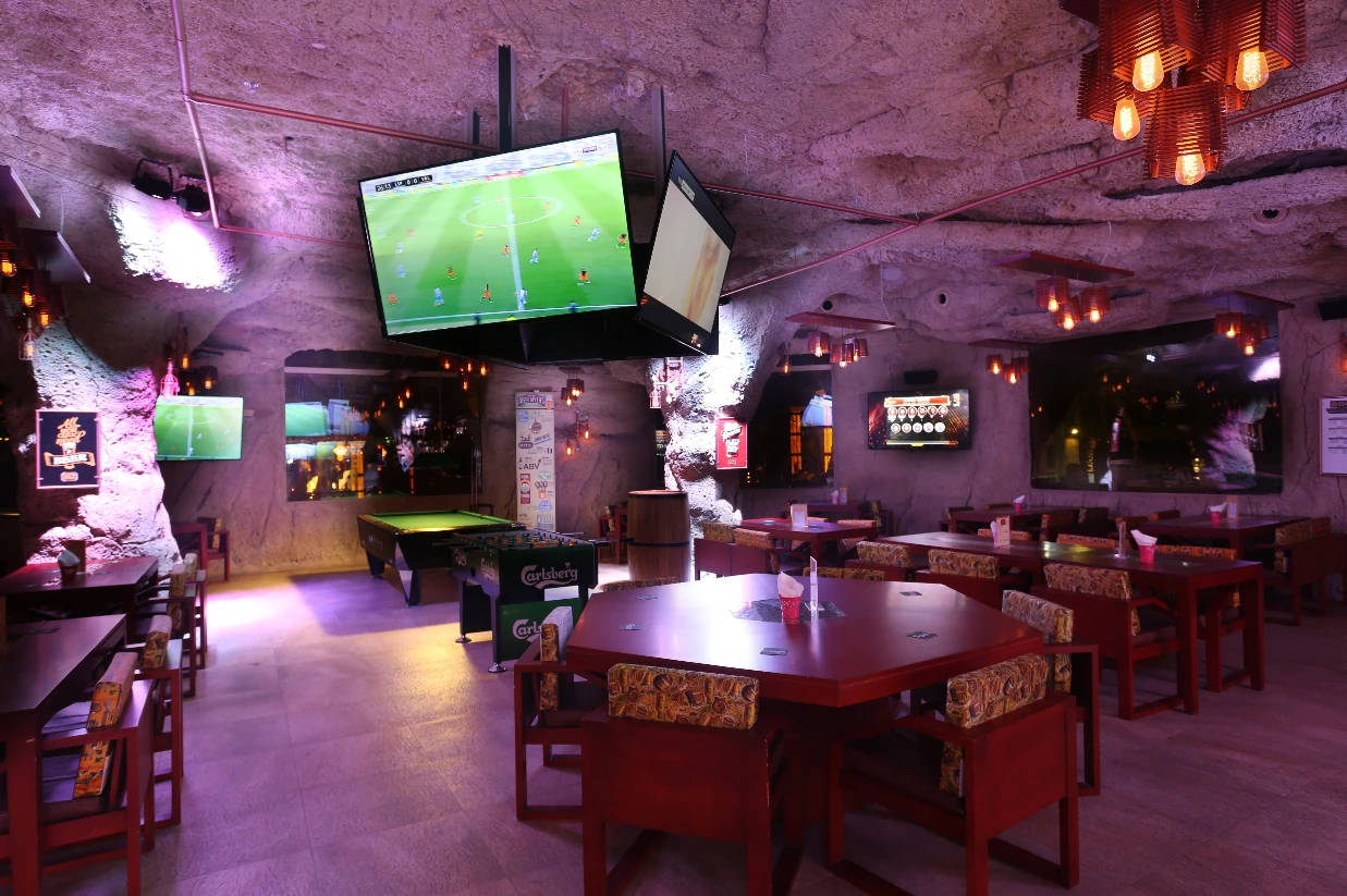 Dining area at Monk's Tap House