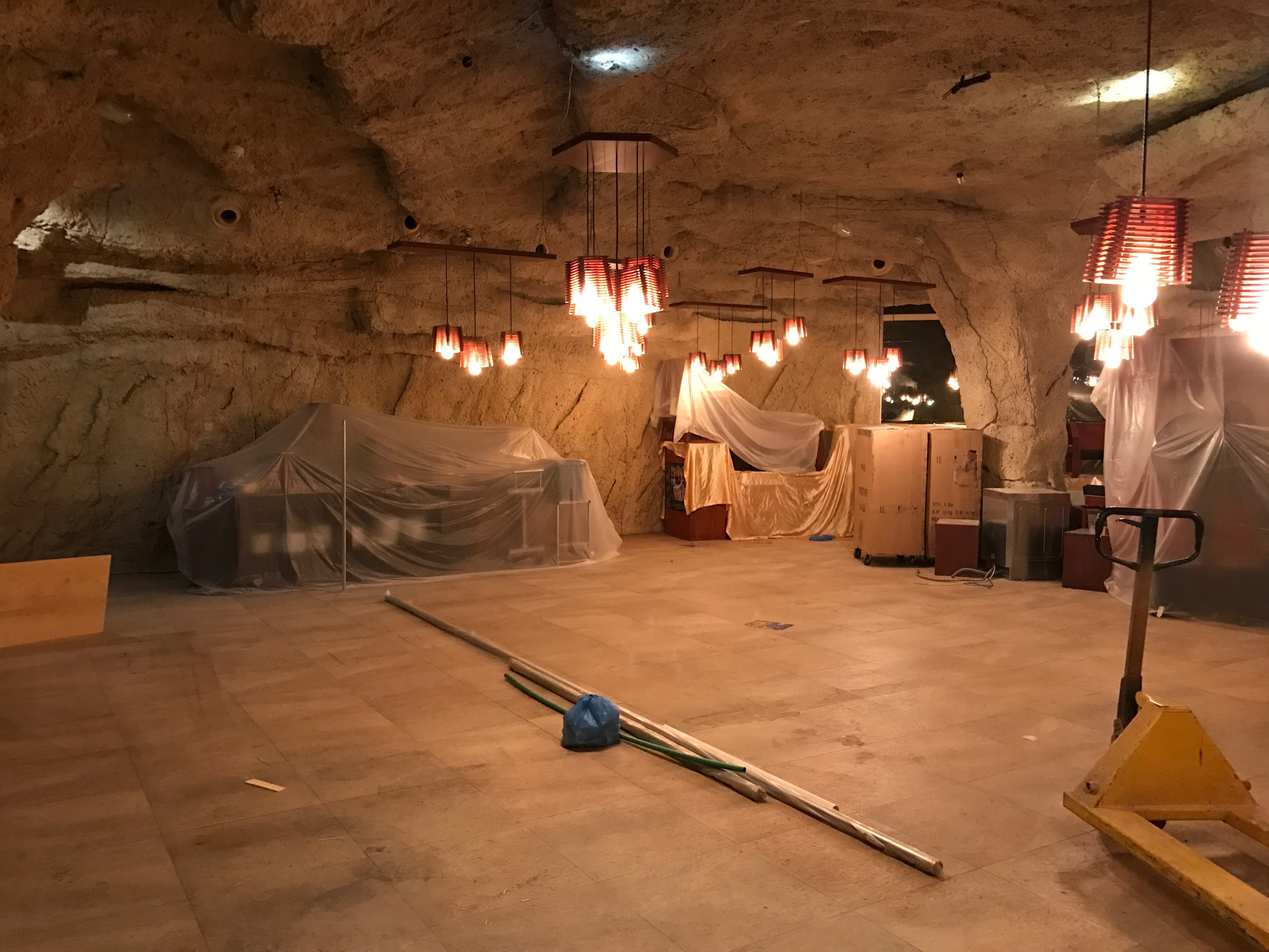 Monk's Tap House interior during fit-out
